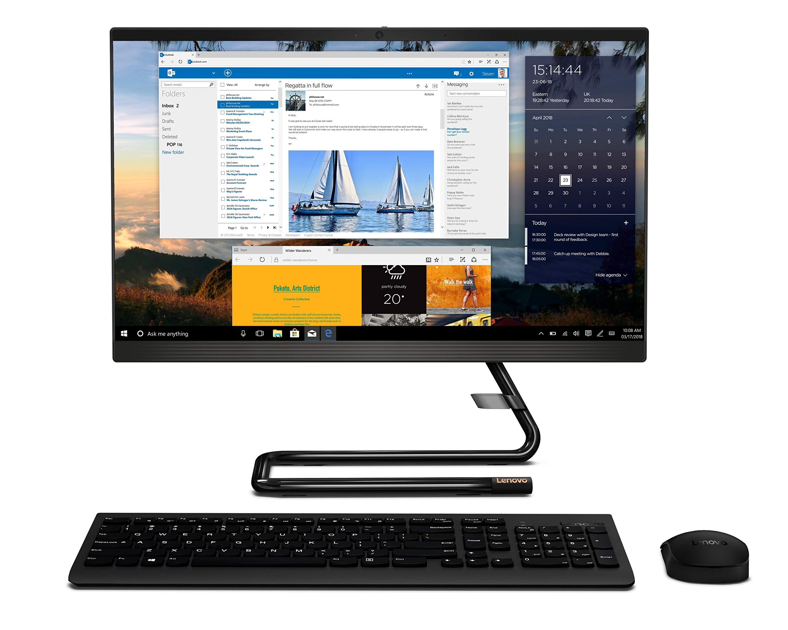 Lenovo Ideacentre A340 Intel Core i3 10th Generation 21.5 inch FHD